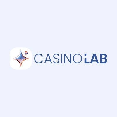 CasinoLab-logo kasinokortissa jossa arvioidaan bonusta ja maksujen selkeyttä